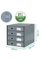 4 DRAWER CABINET WHITE CLICK&STORE - 2
