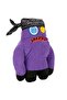 Fuggler Fugg Life Sasquoosh Purple Black Bandana Plush Toy - 22.5 cm - 4