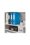 Plasticized binder 8.2cm 180 degrees blue Active Wow - 2