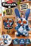 Fuggler Old Fogies Rabid Rabbit Blue Brown Plush Toy - 22.5 cm