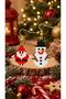 Miyuki Beads Handmade Tiny Santa and Snowman Earrings New Year Christmas Noel - 4