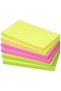 ADHESIVE NOTES 75*125MM 80 SHEETS NEON ASSORTED INFO NOTES - 2