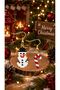 Miyuki Beads Handmade Candy Cane and Snowman Earrings New Year Christmas Noel - 3