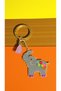 Miyuki Beads Handmade Grey Elephant Keychain/Bag Ornament - 3