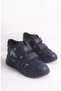 Children's Boots Khaki Gray Orange Detailed Velcro Orthopedic Comfortable Daily Winter Shoes - 4