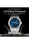 Arabic Numeral Steel Men's Wristwatch - 2