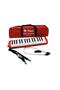 32 Keys Red Melodica with Cloth Carrying Bag - Red