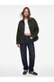 Cotton Straight-Leg Pocketed Buttoned Regular Waist Barrel Denim Trousers - Barrel Jeans