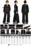 Women's Modal Zippered Hooded Top and Bottom Set Comfortable Full Fit - 3
