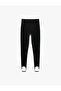 Normal Waist Slim Fit Leggings Pants with Foot Band Detail - 4