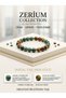 Real Natural Stone Bracelet Focus - Strength and Balance African Turquoise Tiger's Eye Stone