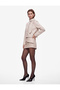 A-Line Asymmetrical Mini Skirt with Fabric Detail - 2