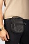 Men's Shoulder Bag Multi-Compartment Fabric Bag Small Size No 1