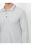 Polo Neck T-Shirt Slim Fit Short Sleeve Buttoned - 5