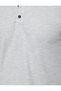 Polo Neck T-Shirt Slim Fit Short Sleeve Buttoned - 6