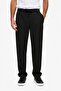 Eron Black Straight Leg Embroidered Cotton Standard Fit Men's Sweatpants