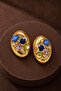Floral Road Ellipse Women's Earrings