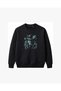 Cowboy Horse with Feather Hat Embroidered Crew Neck Sweatshirt Unisex - 2