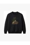 Ducklings in the Nest Embroidered Crew Neck Sweatshirt Unisex - 2