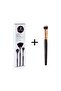 Illuminating Makeup Brush Set - 49 + Oval Concealer Brush - 136