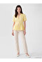 Esvab • Modern & Distinctive V Placket 100% Cotton Peplum Blouse - 2