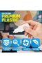 Empty Plastic Dropper Bottles with Funnels and Pipettes, 5 ml pack of 100 - 4
