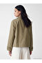 Esvab • Modern & Distinctive Shirt Roba Collar Women's Gabardine Trench Coat - 6