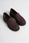 Women's Suede Brown Thick Sole Shoes Oxford Loafer. - 2