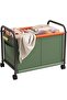 Laundry Storage Rack on Wheels, Green - 2