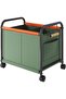 Laundry Storage Rack on Wheels, Green