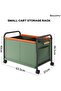 Laundry Storage Rack on Wheels, Green - 3