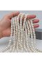 Pearl String White 9*6 mm – Natural Texture Royal Series (63310) - 3