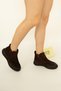 1427 Eren Shoes&Bag Genuine Leather Nubuck Daily Comfortable Flat Heeled Zippered Women's Ankle Boots Real Leather Nubuck Brown - 4