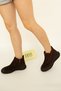 1427 Eren Shoes&Bag Genuine Leather Nubuck Daily Comfortable Flat Heeled Zippered Women's Ankle Boots Real Leather Nubuck Brown - 8