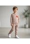 Baby Boy Dinosaur Printed 2-Piece Tracksuit Set with Kangaroo Pockets Sweatshirt Top and Bottom Combination Children's Set New Season Daily Nursery Kindergarten Set Sportswear Casual Outfit Color
