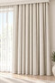 Ecru Premium Linen Background Curtain with Extra Foam and Pleats, Without Pleats, Suitable for Every Room, Bohemian Style - 2
