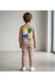Baby Boy Dinosaur Printed 2-Piece Tracksuit Set with Kangaroo Pockets Sweatshirt Top and Bottom Combination Children's Set New Season Daily Nursery Kindergarten Set Sportswear Casual Outfit Color - 2