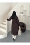 Water-Repellent, Full-Button Front, Stand-Up Collar, Detailed Belted Long Trench Coat - 4