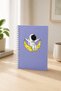Astronat Space Patterned A5 Spiral Colorful Notebook 45 Sheets 90 Pages 300 Gr Cover Pytkdftr009