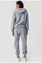 Women's Charmed Gray Three Thread Tracksuit Set - 2