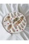 Handmade Minimal Heart Patterned Pinterest Ring Holder / Jewelry / Earring Organizer Plate - 3