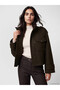 Uzg Store's Women's Cashmere Jacket with High Collar and Loose Fit for Style Enthusiasts - 2