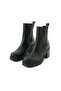 Dusan Black Leather Rubber Detailed Women's Boots - 4