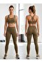 Front Zippered Sports Yoga Bustier - 2