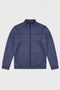Basic Slim Fit Seasonal Stand Collar Suede Jacket - 3