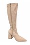Women's Below-The-Knee Long Boots with Side Zipper, Pointed Toe, Thick Block Heels, Stylish Design. - 4