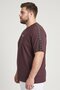 Men Sportswear Fit Short Sleeve Outdoor T-Shirt, Chocolate Brown - 3