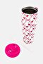 Insulated Floral Print Stainless Steel Tumbler With Side Handle 1180ml, Multicolor - 2