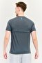 Men Fitted Fit Short Sleeve Training T-Shirts, Dark Grey - 2