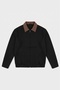 Trucker Model Velvet Collared Jacket - 3